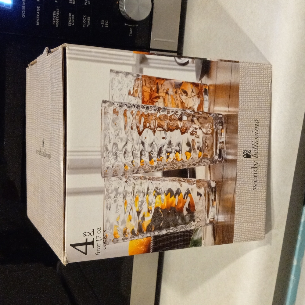 4 piece glass cups